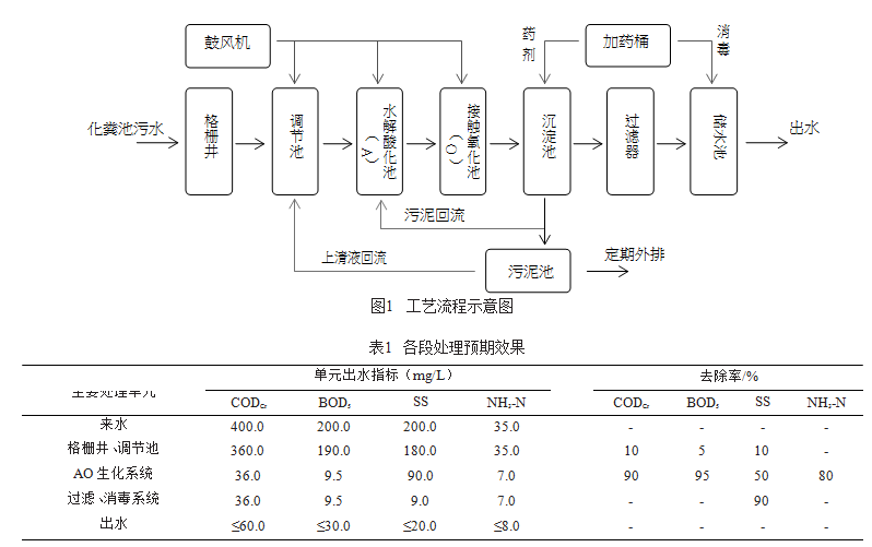 村庄规划中污水处理设施设计方案